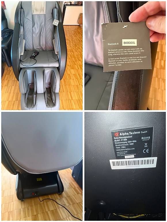 Fauteuils: Massagesessel Alpha Techno AT-8500 mit Bluetooth – D'occasion à Wil SG par Vlady66