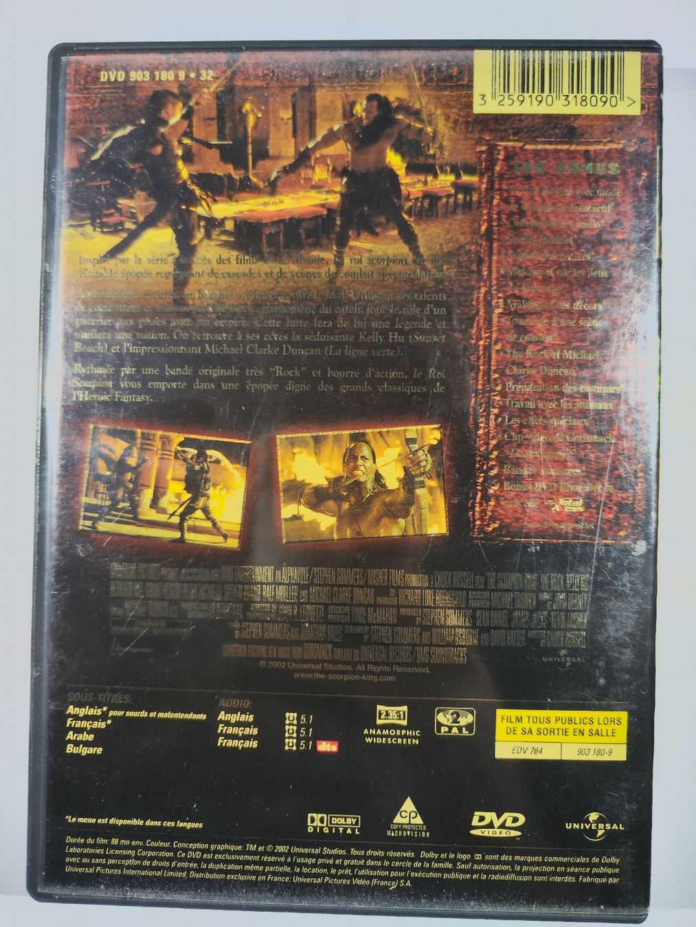 Tous les DVDs: DVD - Le Roi Scorpion – D'occasion à Commugny par Teksen 1