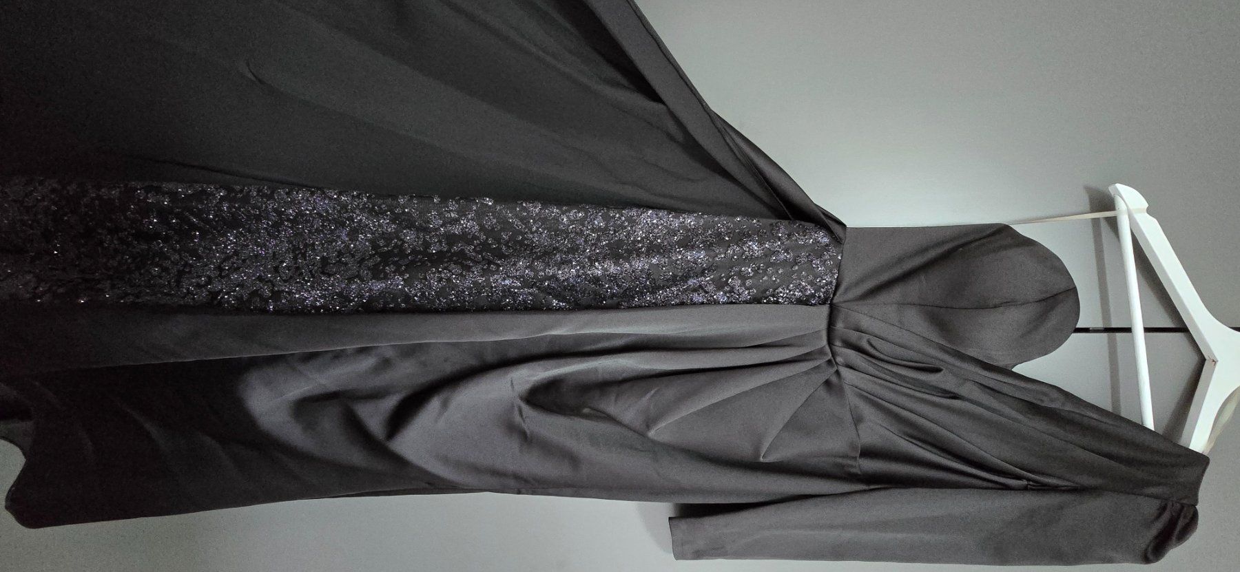 Vestiti: Robe de soirée noire, élégante et unique. Taille 38 – Usato da Moudon venduto da ima_g2pk 2