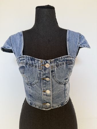 Boho Jeansbustier