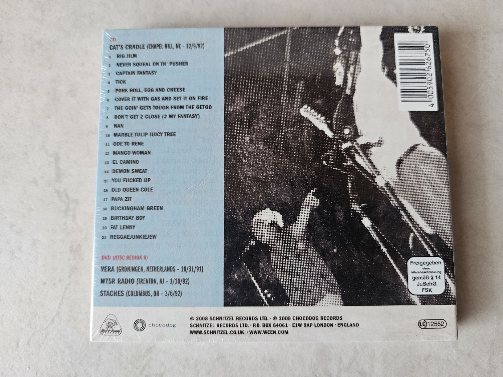 CDs: Ween  -  At The Cat's Cradle 1982 / CD + DVD Fabrikneu – Neu und originalverpackt aus Schneisingen von backstore24 1