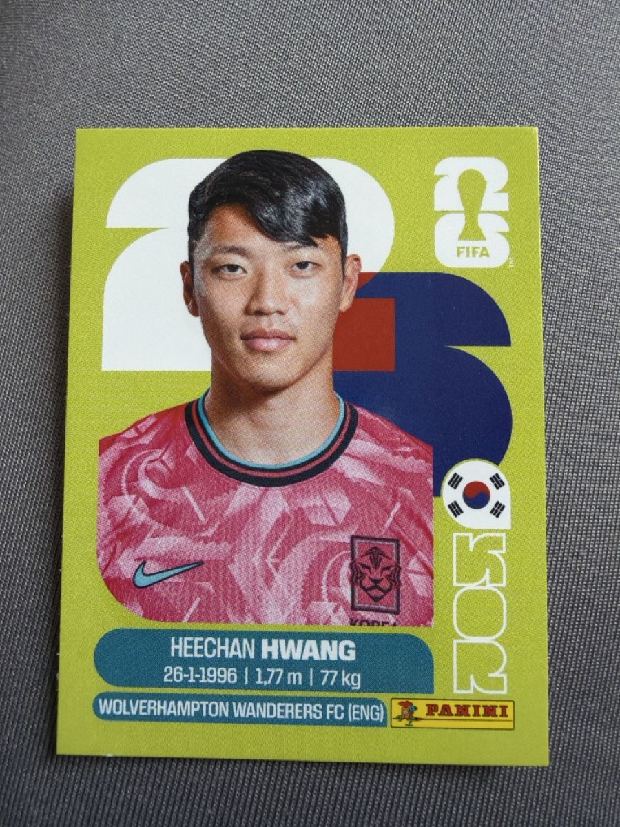 Panini Sammelbilder & Trading cards: Panini wm stiker Heechan Hwang KOR 19 – Neu und originalverpackt aus Le Lieu von mlm_wt5v