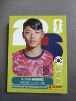Panini wm stiker Heechan Hwang KOR 19
