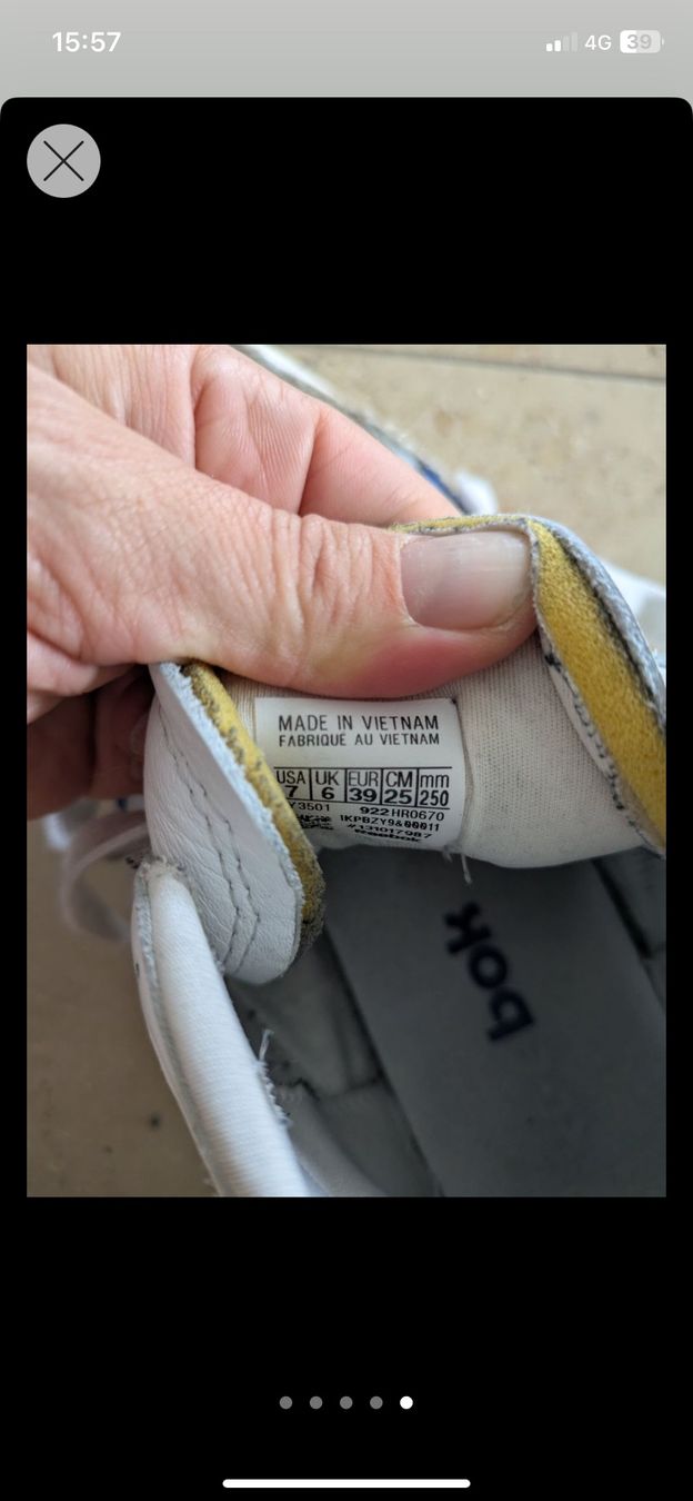 Reebok Scarpe da donna: Sneakers Reebok Classic Hoch, Grösse 39 – Usato da wabern venduto da fraumilena 3
