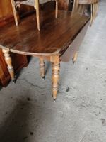 Table L.Philippe ancien en noyer massif a rallonge