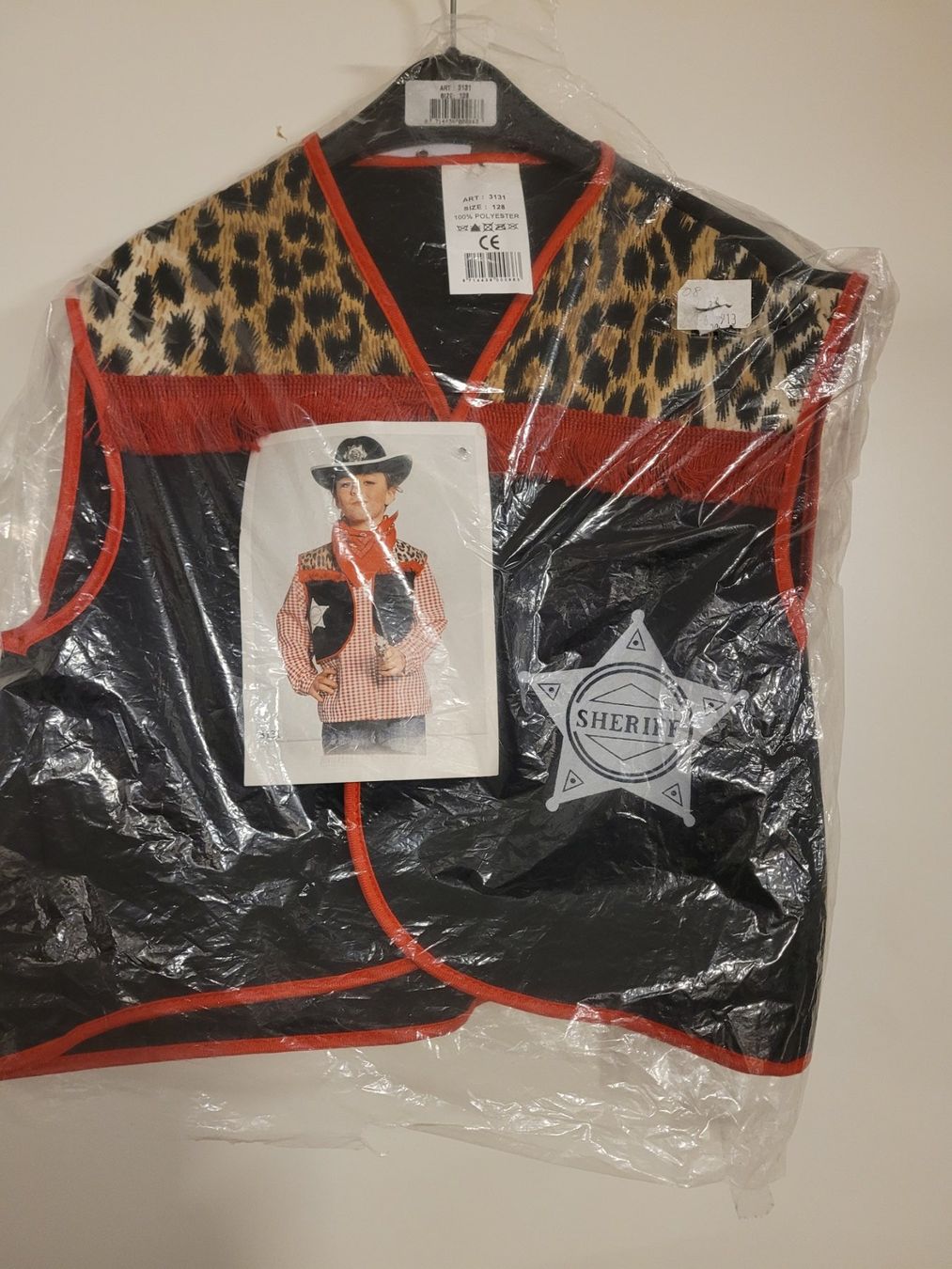 Costumi: Sheriff Weste Kinder Grösse 128 – Nuovo e nell'imballaggio originale da Oberuzwil venduto da aseinkaufswelt