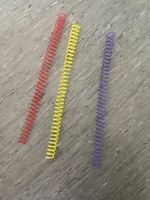 Farbige Kunststoffspirale