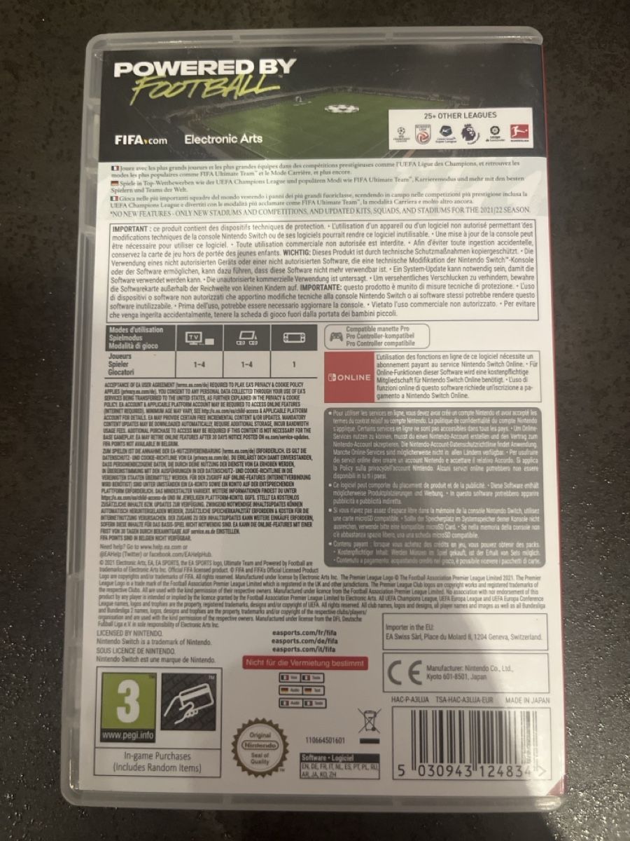 Nintendo Spiele: Nintendo Switch FIFA 22 Legacy Edition – Gebraucht aus Lohn-Ammannsegg von Moon777 2