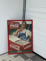 Coca-Cola Plakat im Rahmen  Sommer Eiskalt geniessen 