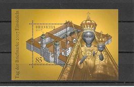 Sonderblock 1257 Tag Briefmarke Einsiedeln ** 20.11.2007