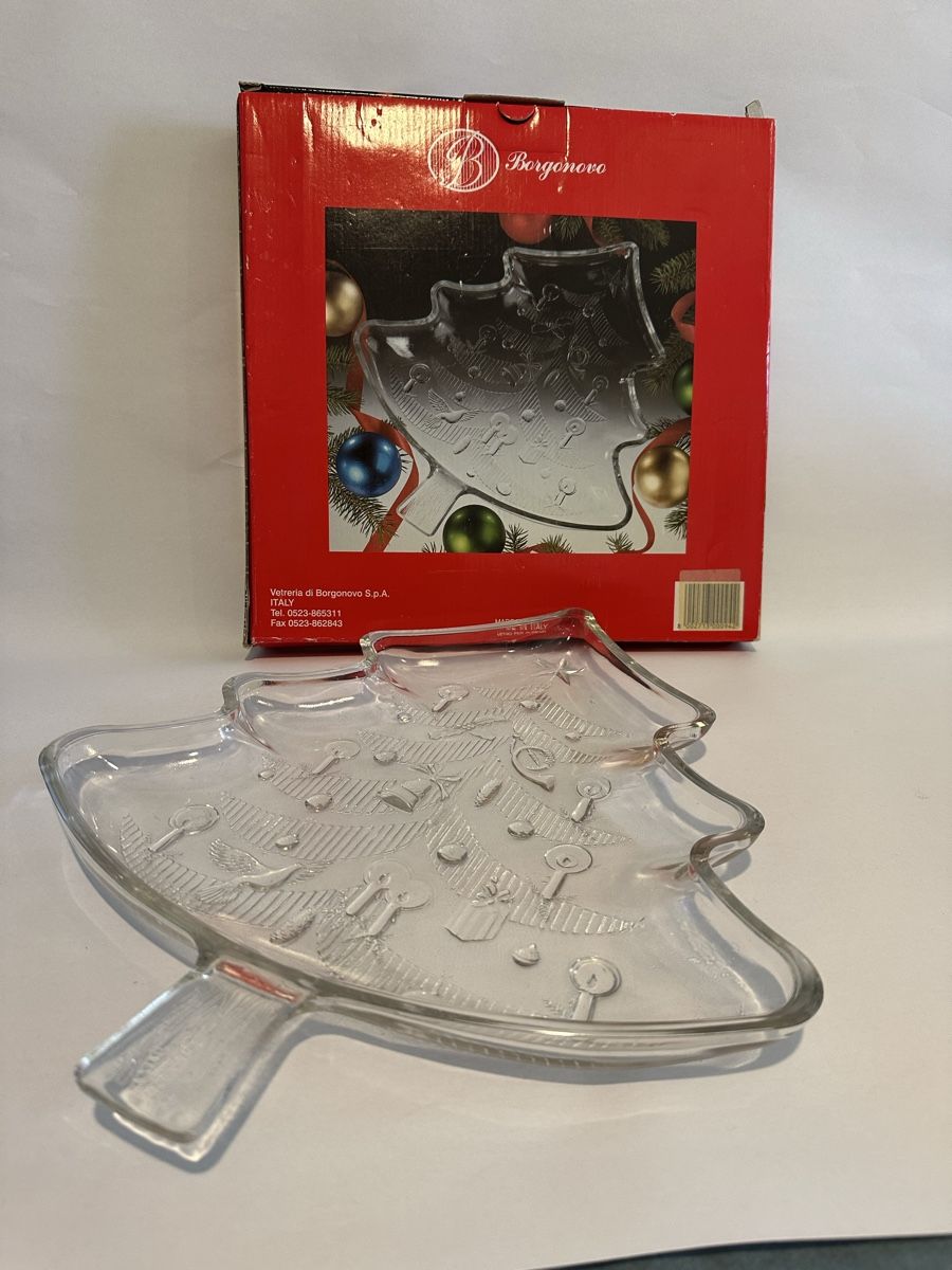 Bicchieri: Glas-Weihnachtsbaum-Servierplatte – Usato da Uster venduto da sus_s85n 1