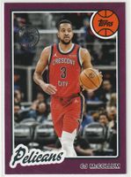 2025 Topps Flagship Basketball CJ McCollum Pink Parallel SP