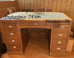 Bureau style notaire, fabrication suisse