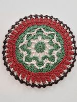 Mandala Untersetzer Doily gehäkelt handgemacht