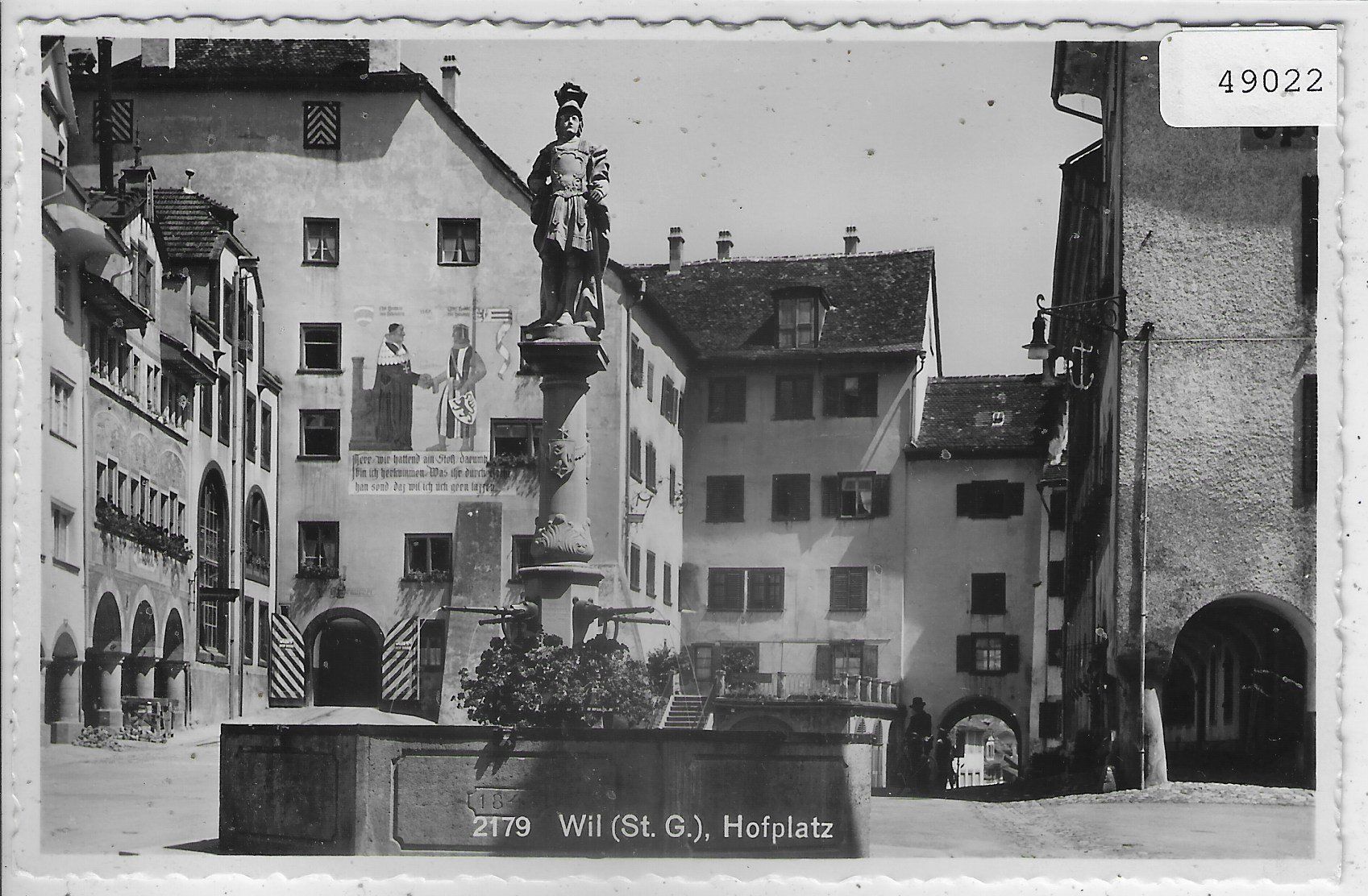 Cartoline postali: Wil SG - Hofplatz – Usato da Ettingen venduto da Kartenplanet