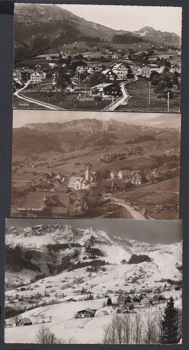 Cartoline postali: Amden   -   9 alte Ansichtskarten – Usato da Vitznau venduto da Ropaku