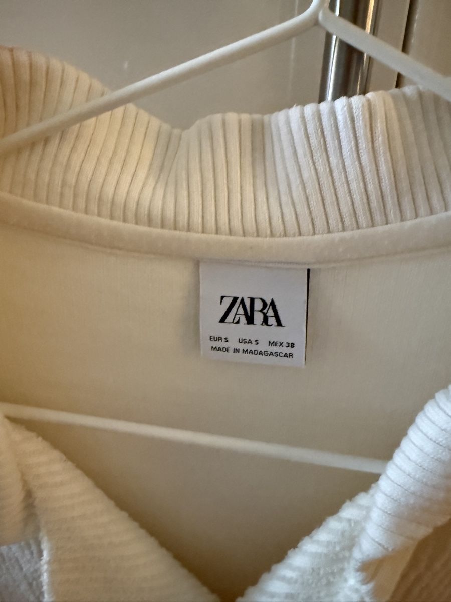 Zara Hemden: Zara Hemd Kurzarm Offwhite Grösse S NEU – Neu (gemäss Beschreibung) aus Pratteln von dgbm 1