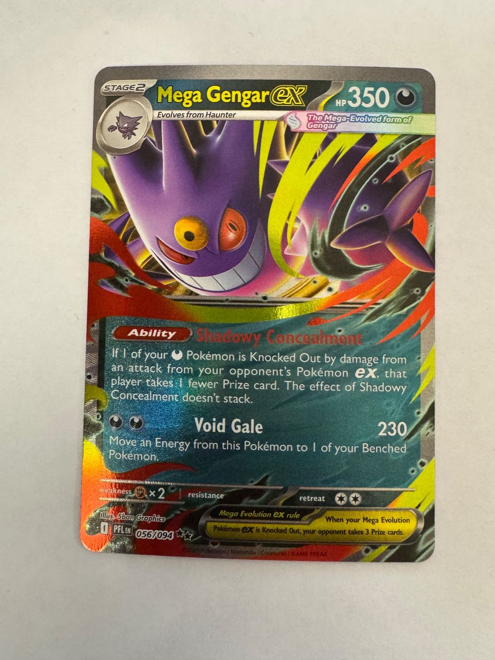 Pokémon Sammelbilder & Trading cards: Pokémon PFL - Mega Gengar Ex - 56 / 94 - ENG – Neu (gemäss Beschreibung) aus Staad SG von miaCards