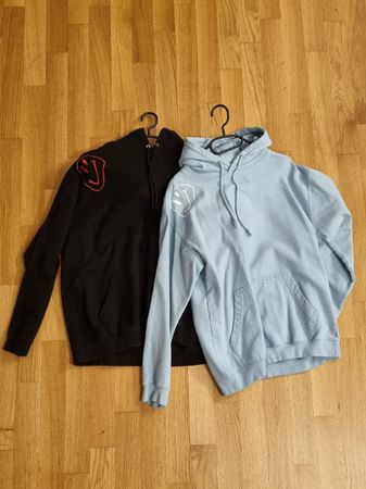 Aitch Hoodie Set | hellblau - schwarz | M&L