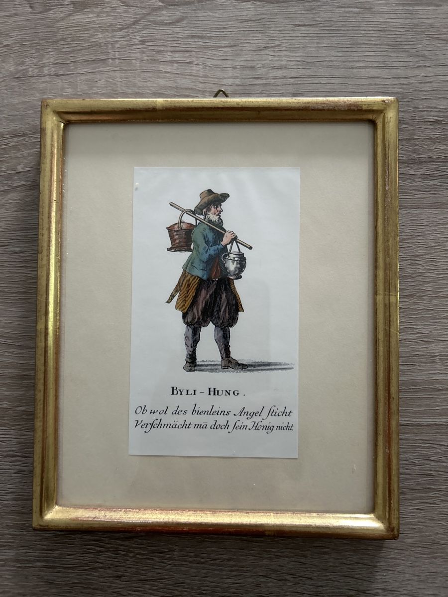 Foto & Immagini: Antikes Bild "Byli - Hung" gerahmt – Usato da St.Gallen venduto da lala19