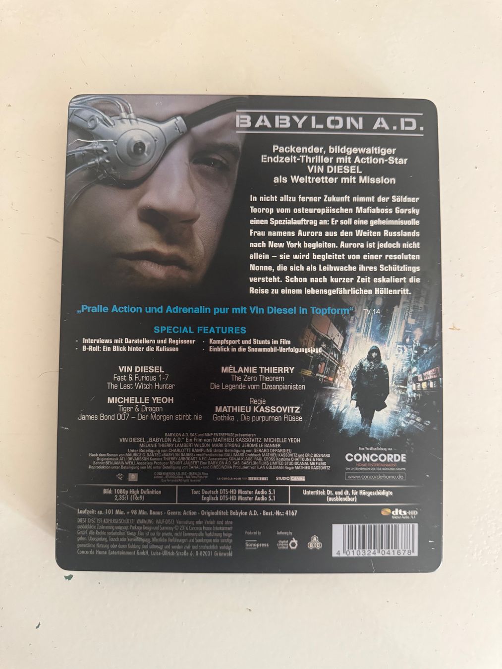 Tous les DVDs: BABYLON A.D./ STEELBOOK (BLU-RAY) – D'occasion à Basel par san_2qlq 1