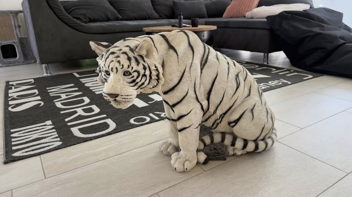 Statuette: Weisser Tiger, Top Zustand! – Nuovo (secondo la descrizione) da Rorschacherberg venduto da dom1987 3