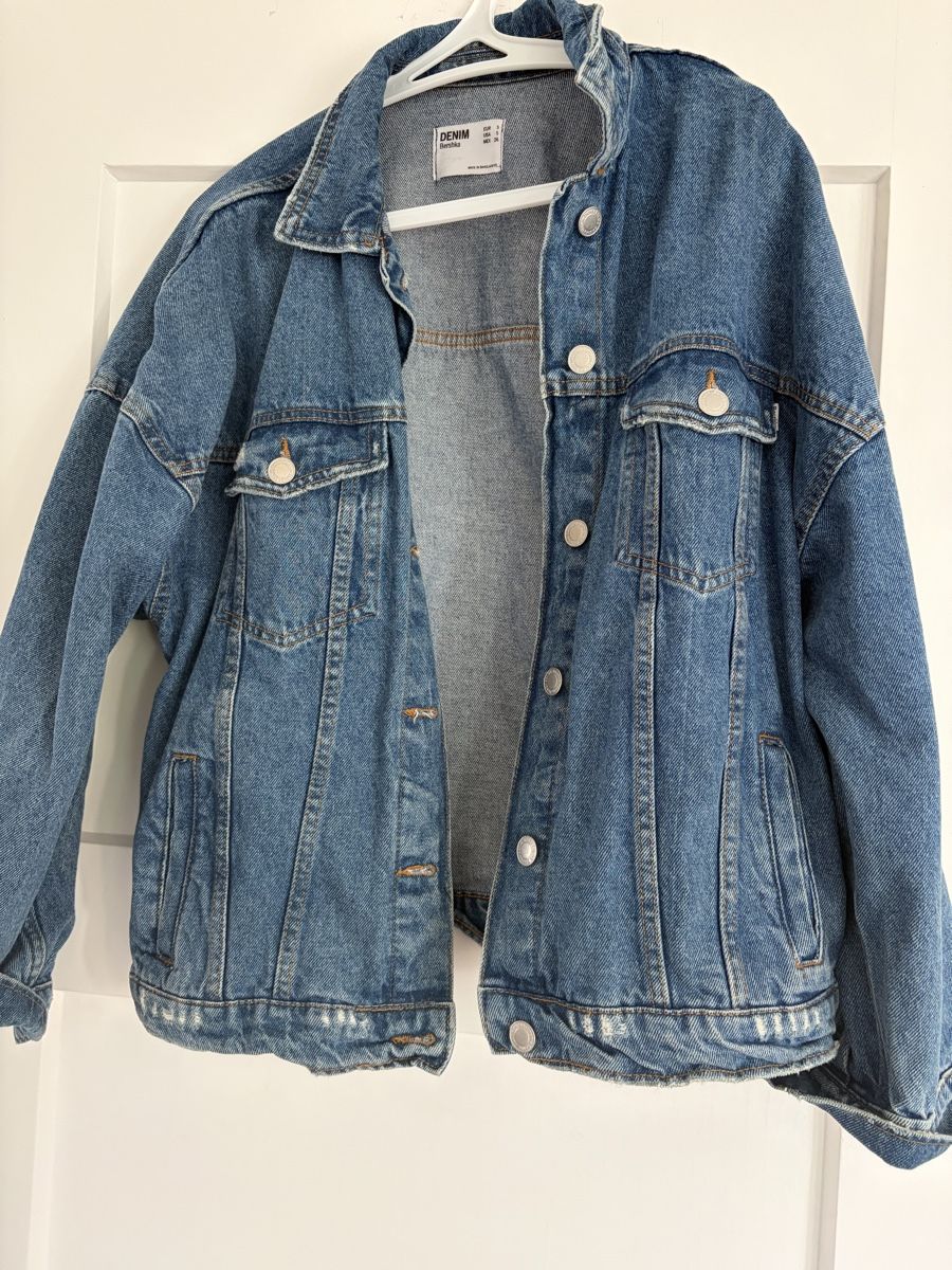 Bershka Giacche: Oversize Jeansjacke – Nuovo (secondo la descrizione) da Steffisburg venduto da Wuahuahua