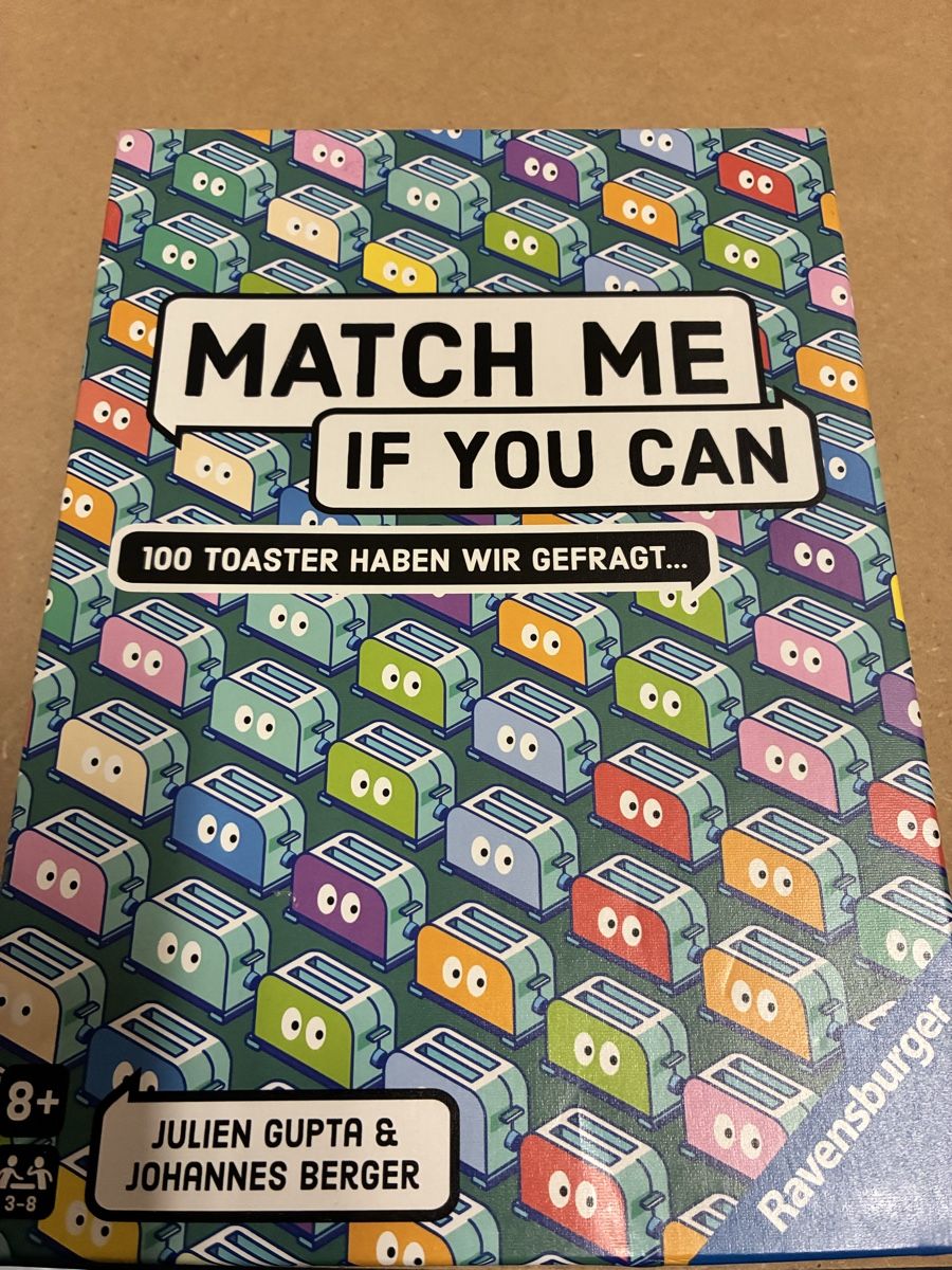 Giochi: Match me if you can Spiel – Nuovo e nell'imballaggio originale da Hondrich venduto da sigmaster