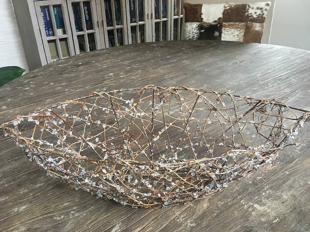 Alle Dekorationen: Set Weihnachtskorb & 3 Zweige mit Glitter – Gebraucht aus Zürich von BuenosAires03