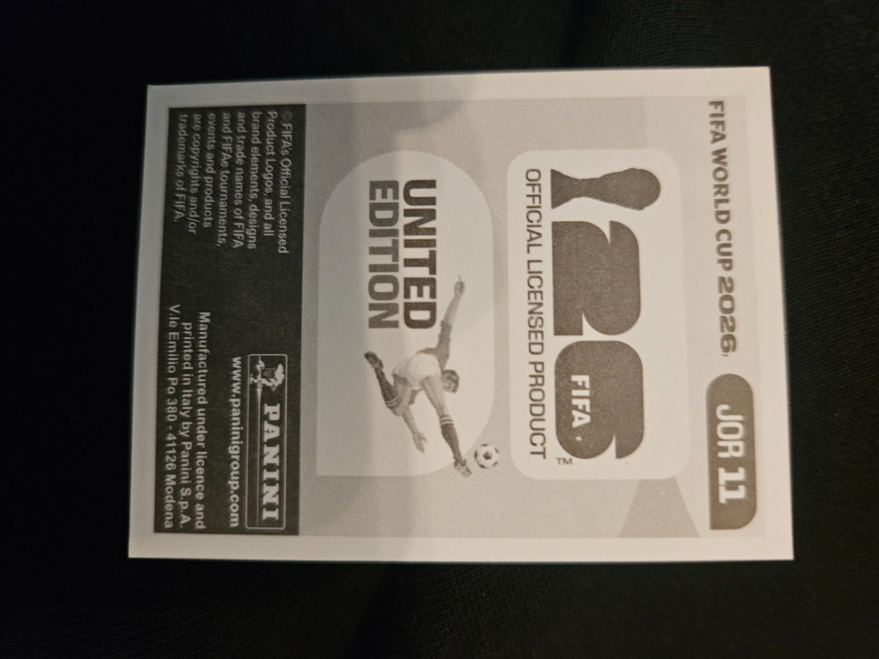 Panini Sammelbilder & Trading cards: JOR11 – Gebraucht aus Würenlingen von Dinli 1