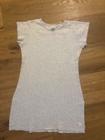 Feinripp Pyjamakleid Gr. 146/152, hellgrau