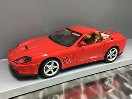 Ferrari 550 Maranello, rot,1:18,Top Zustand für Sammler