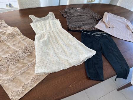 Markenpaket-COS, etc. aus Leinen, Seide, Baumwolle Gr. 36