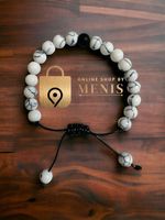 Armband Perlenarmband Herren Lava Perlen Schmuck Armschmuck