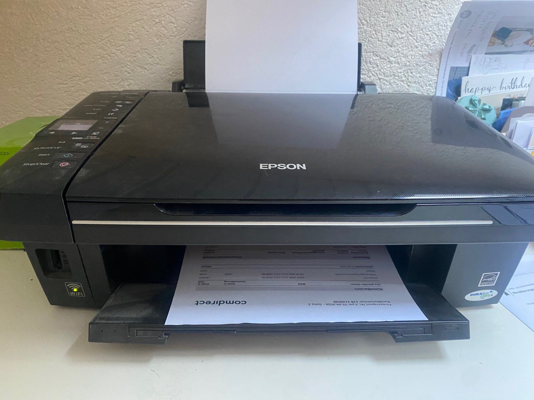 Epson Drucker: EPSON Stylus SX425W Tintenstrahldrucker – Gebraucht aus Riehen von ettwigv 1