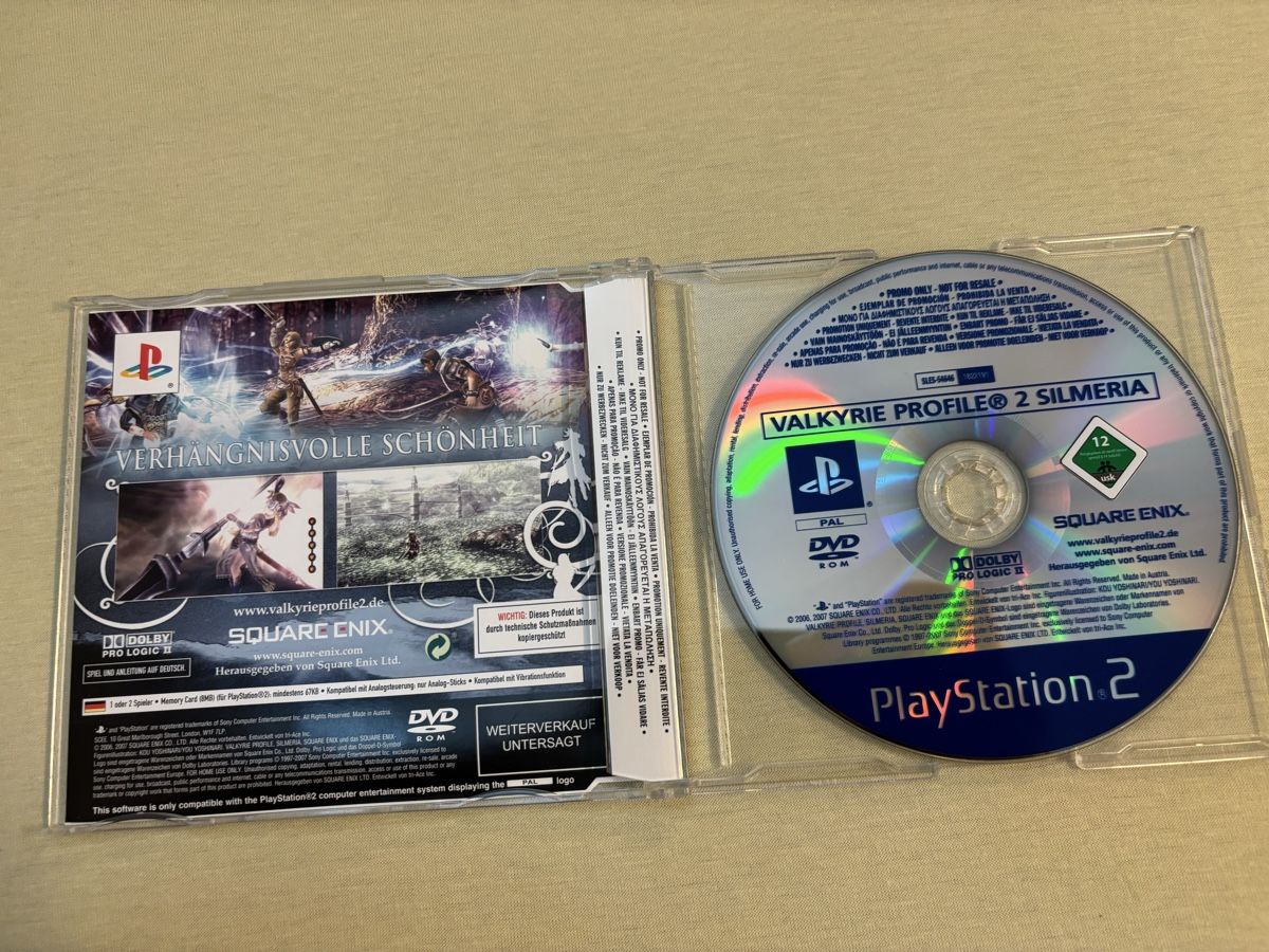 Sony Giochi: PlayStation 2 Valkyrie Profile 2 Promo Vollversion RARE – Usato da Brütten venduto da Swerman1984 1