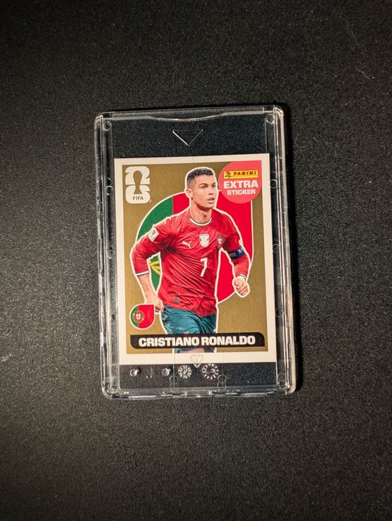Panini Extra Sticker WM 2026 Cristiano Ronaldo GOLD (Neu (gemäss ...