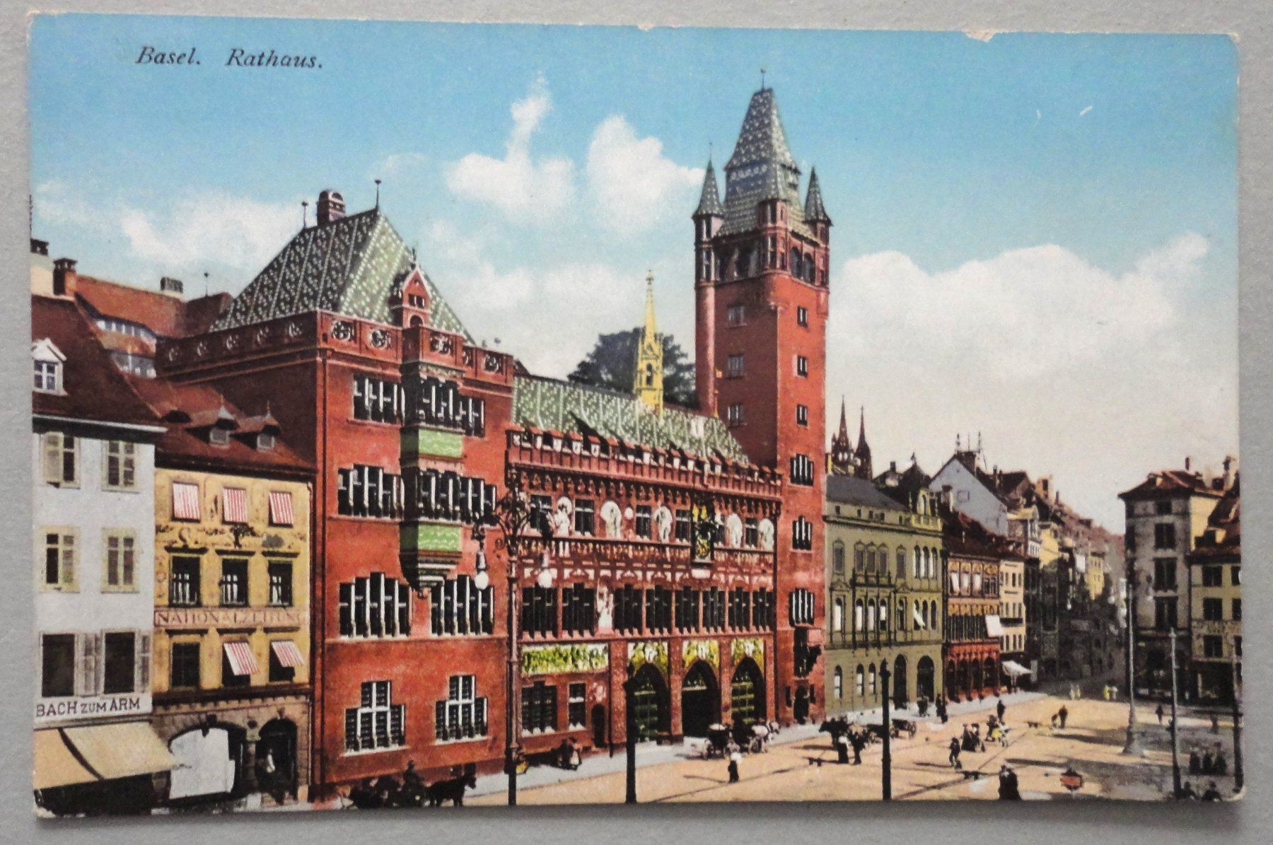 Cartoline postali: Basel, Rathaus – Difettoso da Fétigny venduto da Billy2miny