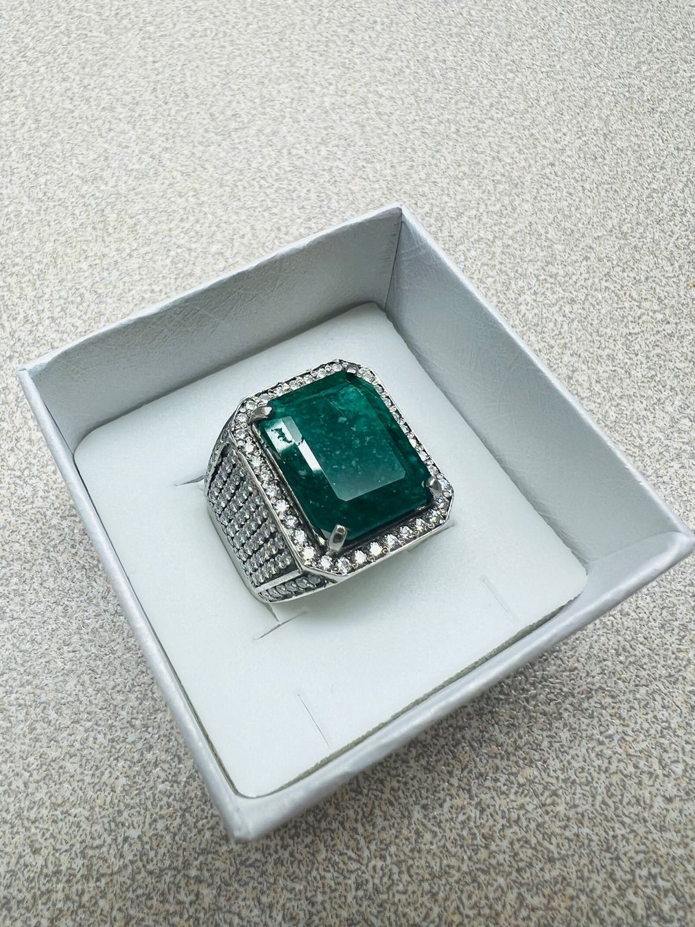 Anelli: Smaragd Herren Ring – Nuovo (secondo la descrizione) da Grenchen venduto da rom_xq5z 6