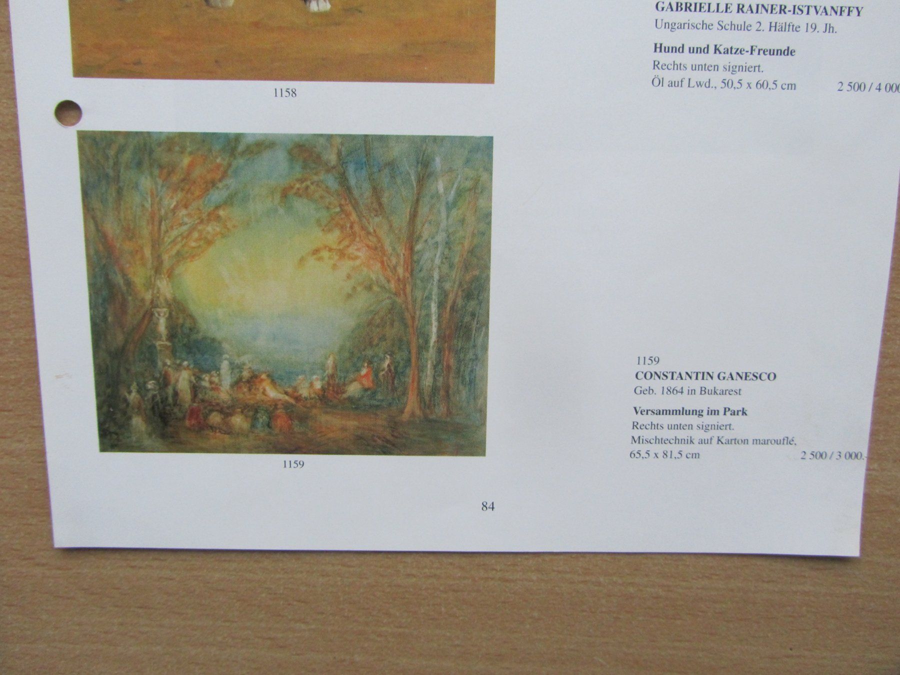 Gemälde: Constantin Ganesco(Bukarest 1864)-Baccanale – Gebraucht aus Luzern von Lucernauno 7