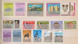 Lot Europamarken "Luxemburg". 1970-iger. Postfr.