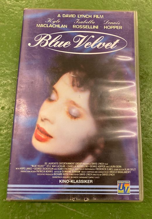 David Lynch Blue Velvet (VHS), Klassiker von 1988 Kaufen auf Ricardo