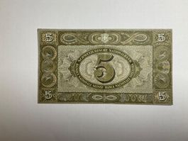 5 Franken Noten Schweiz SNB ..22.feb.1951.gute Erhaltung