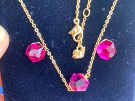 💖✨ Swarovski Set mit Halskette & Ohrsteckern