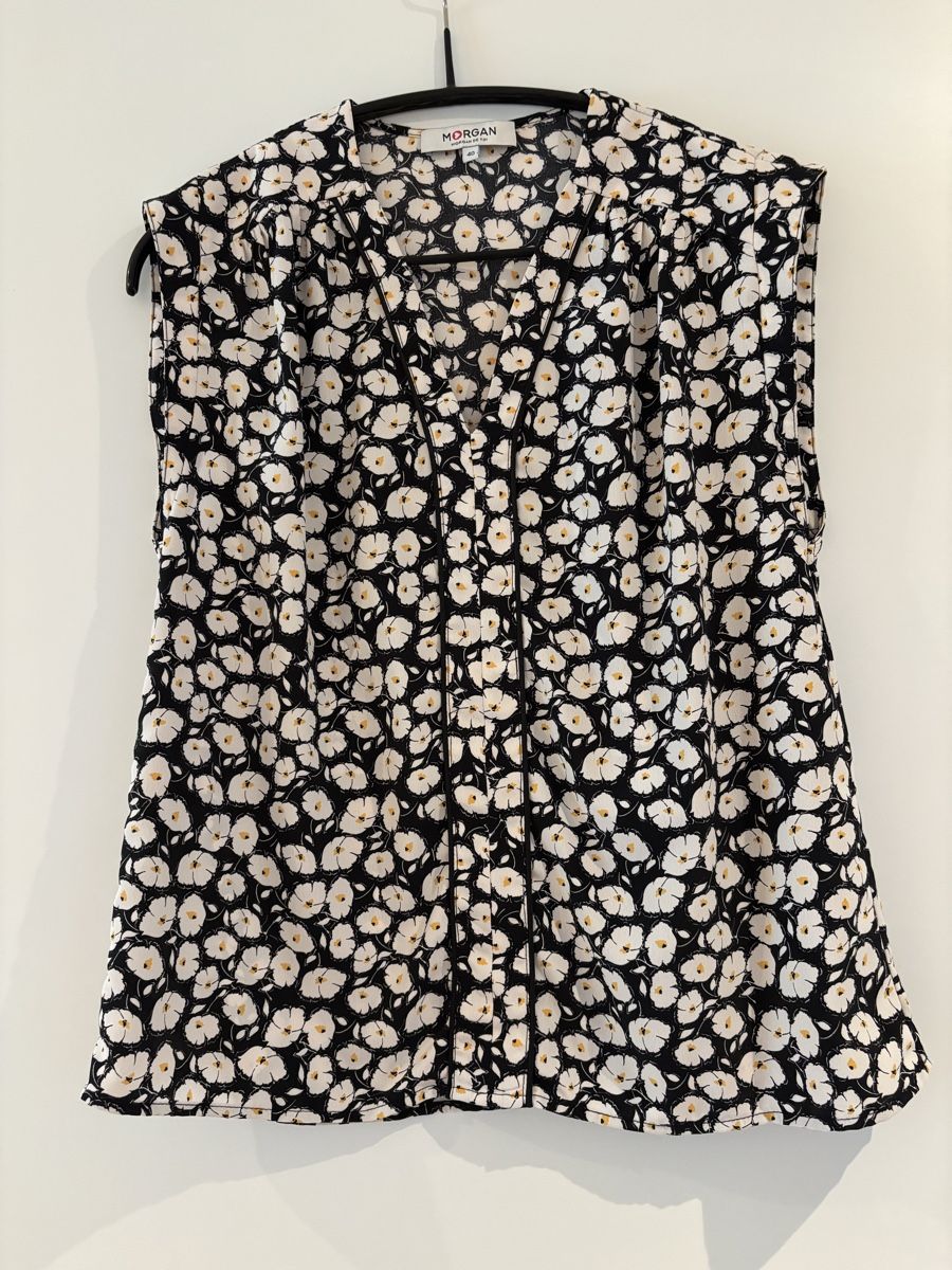Morgan Blusen: Bluse Morgan Blumen – Gebraucht aus Horgen von Superkalifagilistic 2