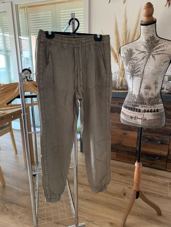 Pantalon kaki H&M viscose T38