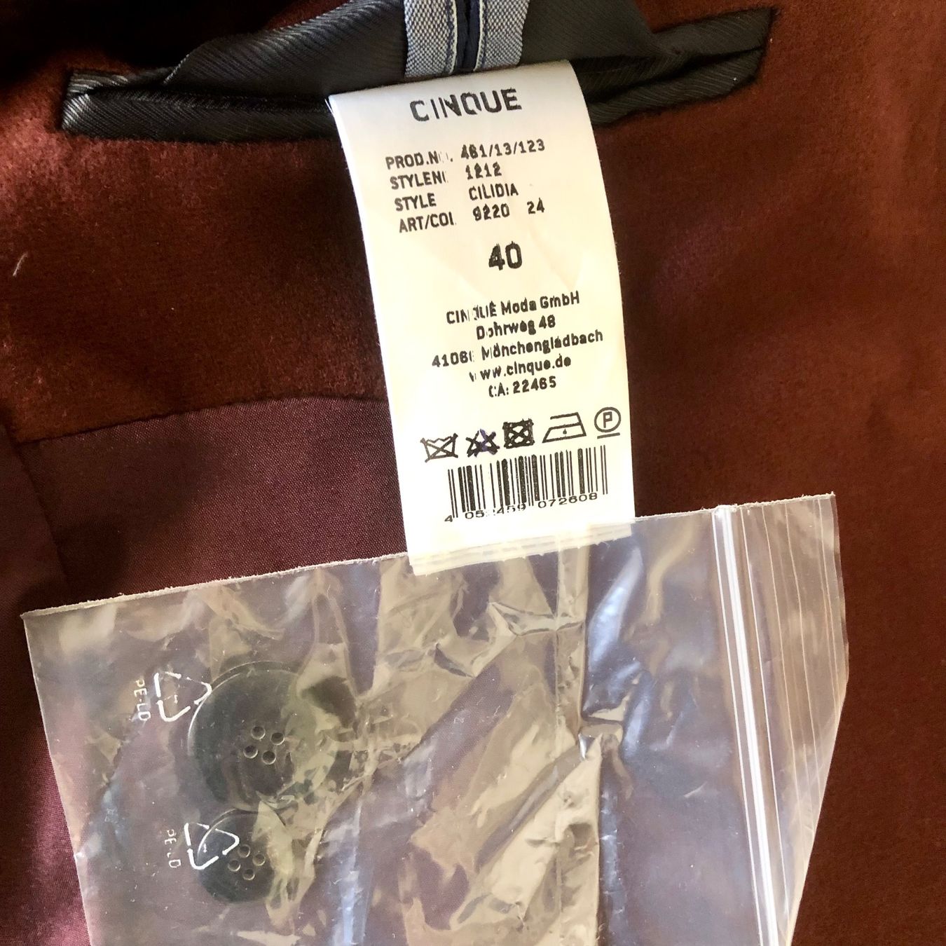 Cinque Jacken: Cinque Woll Blazer, Grösse 40 – Gebraucht aus Brienz BE von Kokolea84 7
