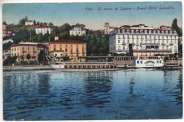 Un saluto da LUGANO Dampfschiff Italia