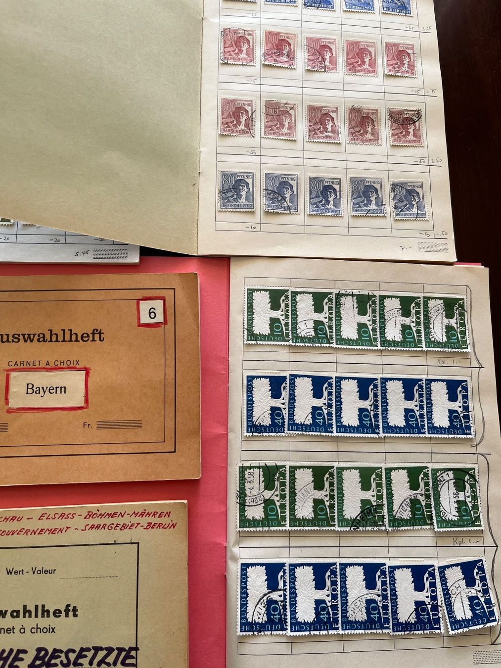 Alle Briefmarken: Alte Briefmarken Sammlung Deutschland – Gebraucht aus Stetten AG von Brissago25 2