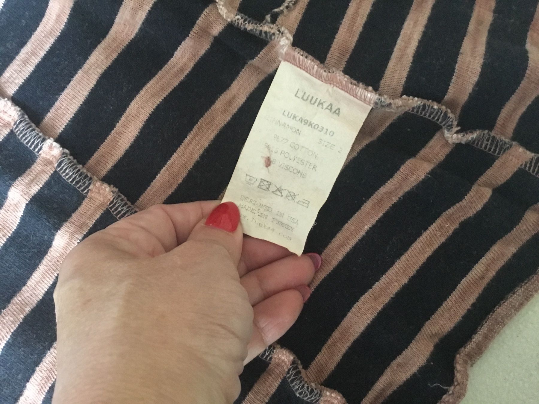 Luukaa Giacche: Sublime veste rouille LUUKAA, doublure rayée noir, t. 40 – Usato da Genève venduto da Mazelyne 5